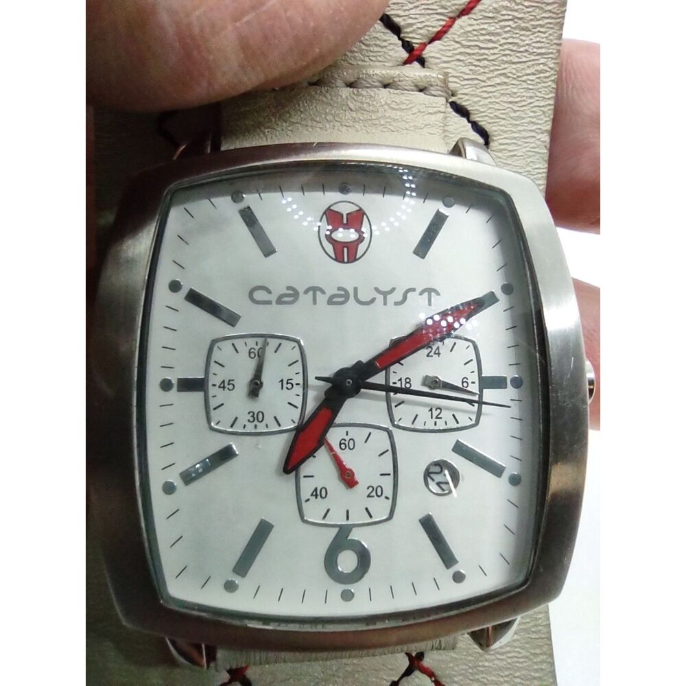 Catalyst Chronograph Never Back Down Vintage Rare Watch